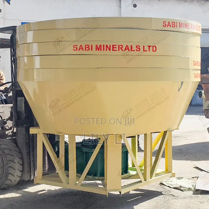 Gold Ore Wet Pan Mill 1200-1500 for East Africa Miners