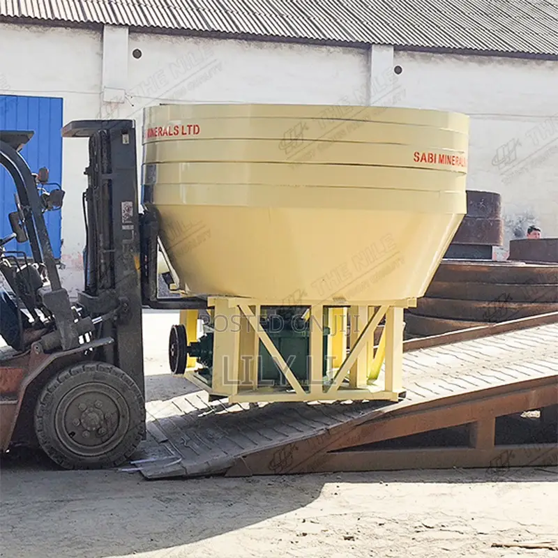 Gold Ore Wet Pan Mill 1200-1500 for East Africa Miners