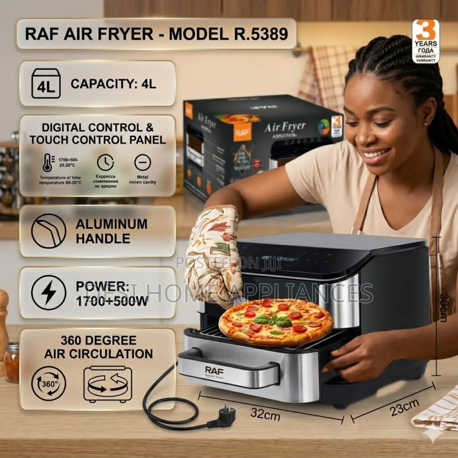 *Raf Air Fryer Special for Pizza