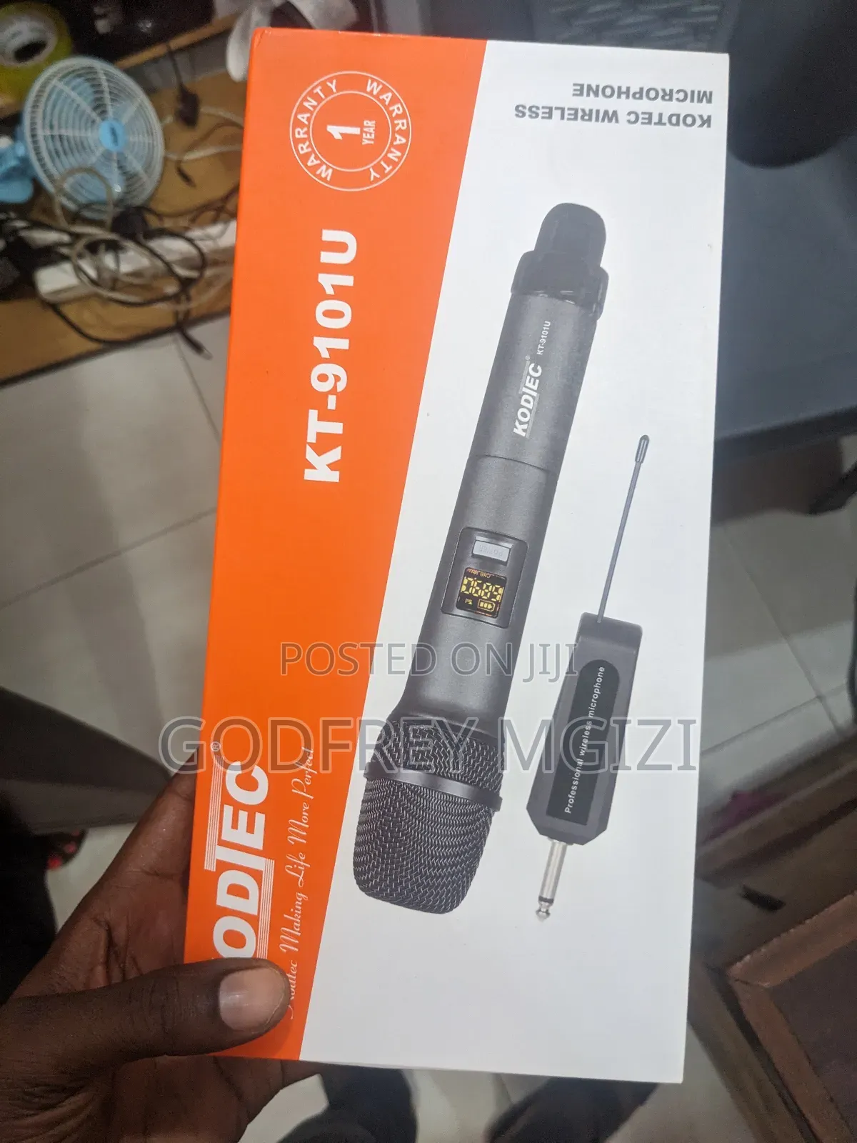 Kodtec Wirelless Microphone 50hz 14 KHZ Kt 9101u