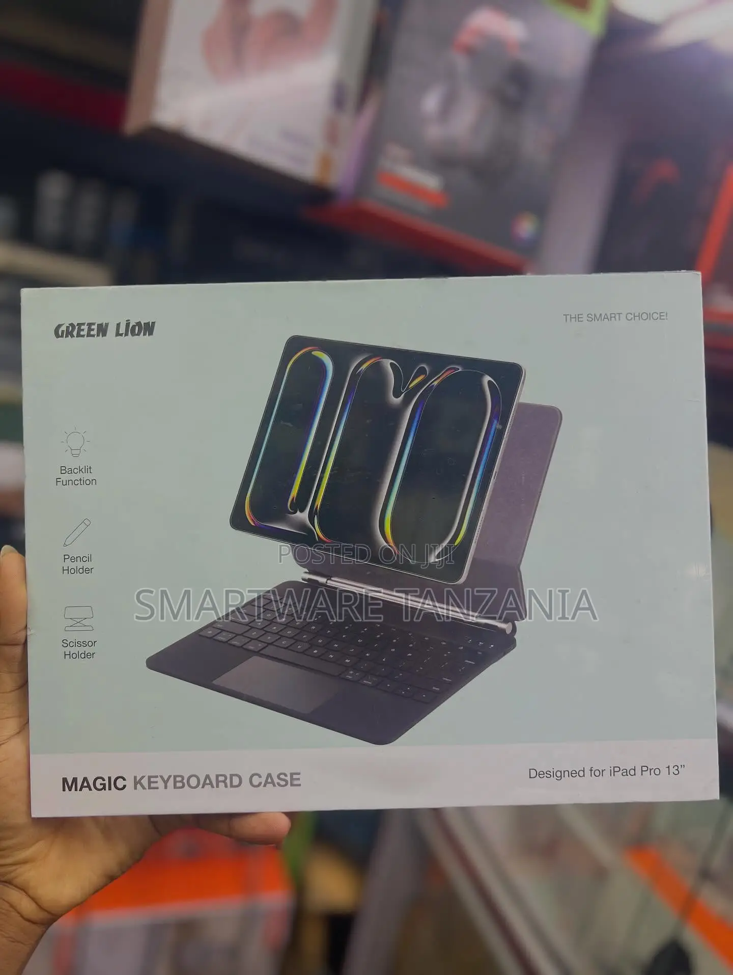Green Lion Magic Keyboard Case With Backlit Keys for iPad Pro 13