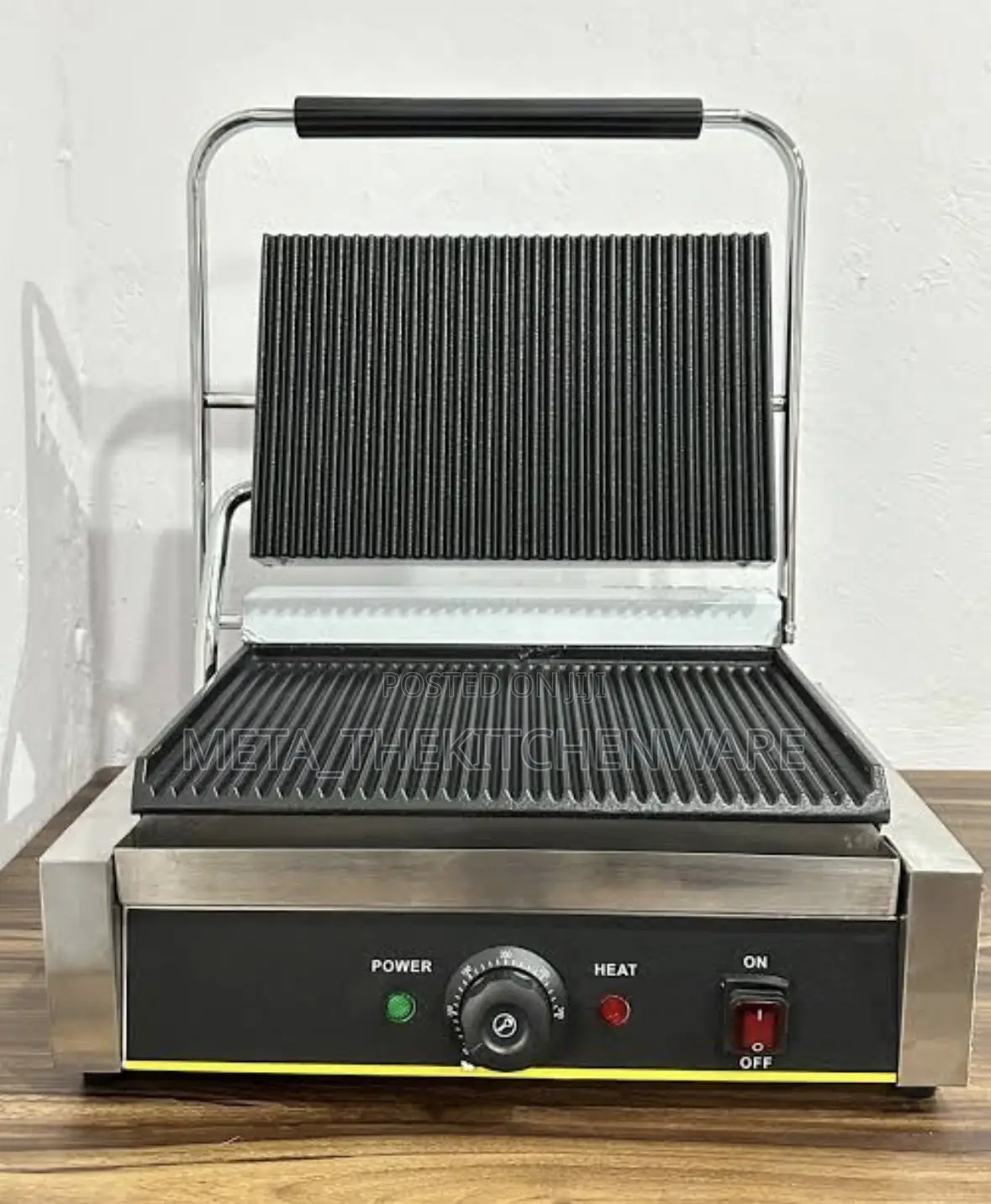Commercial Electric Single Pan Contact Grill