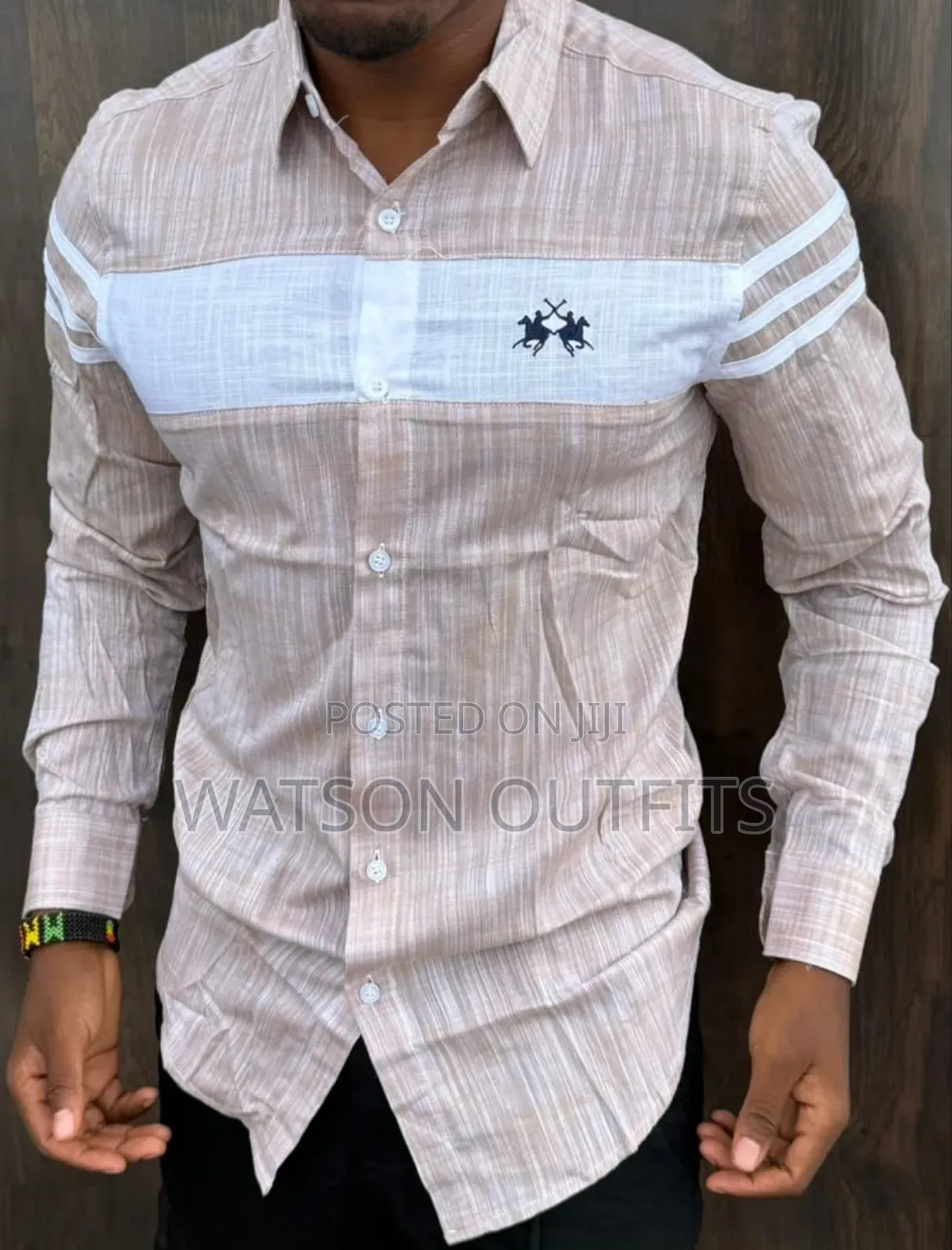 Linen Materials Well and Classically Made Men's New Shirts