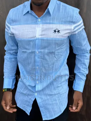 Linen Materials Well and Classically Made Men's New Shirts