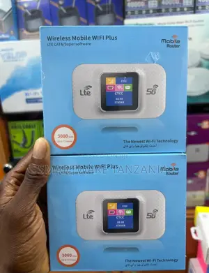 Wireless Mobile Wifi Plus Lte Cat6 5g Router 3000mah 12hr