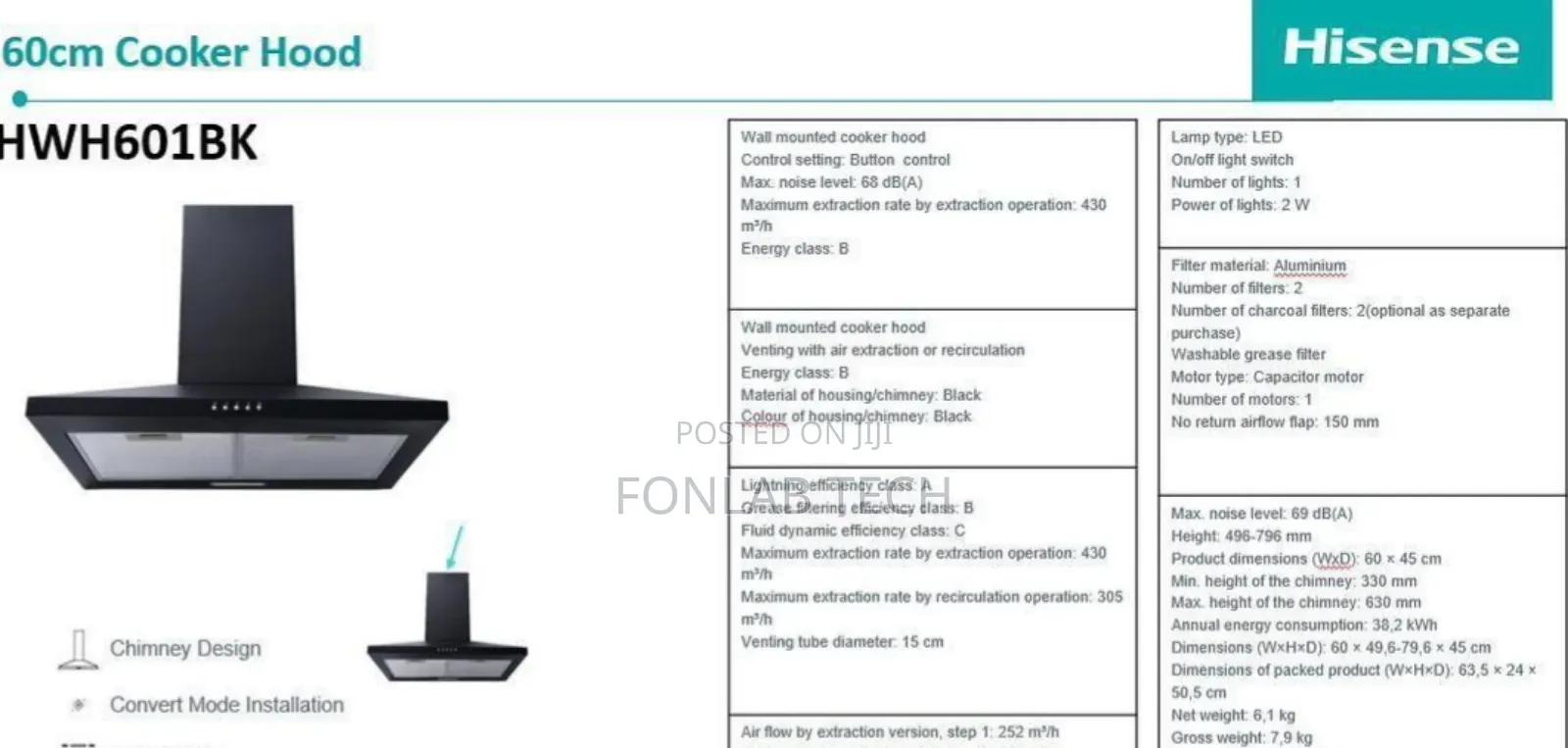 Hisense Range Hood