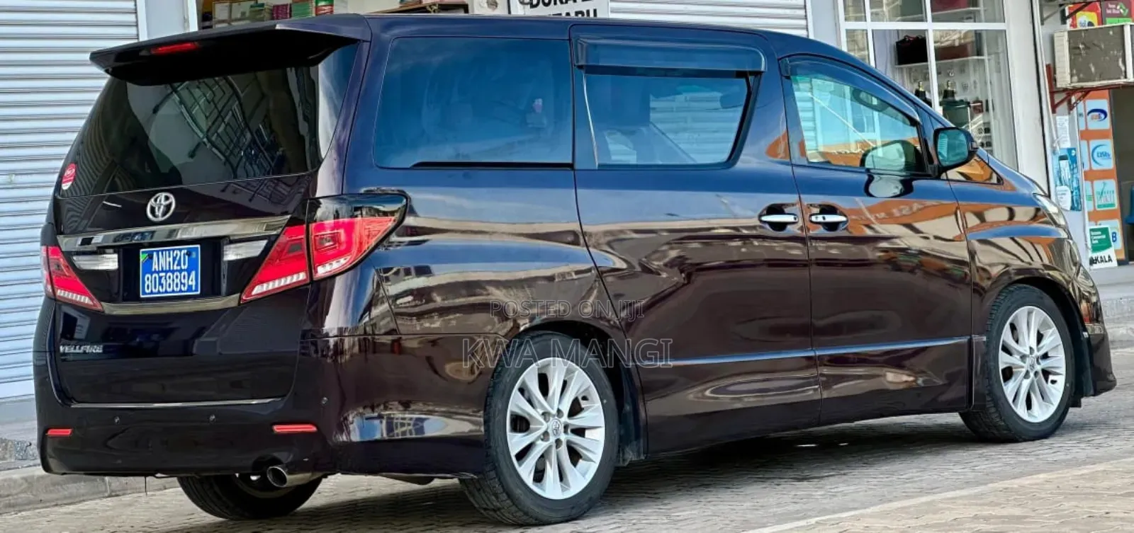 Toyota Alphard 2009 Burgundy