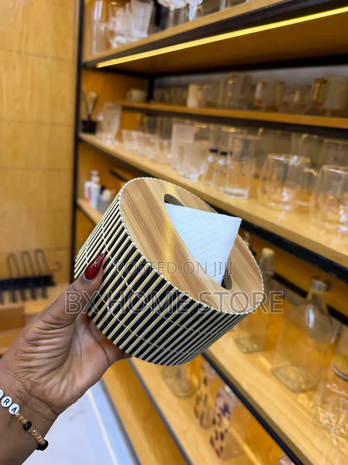 Bamboo Tissue Box