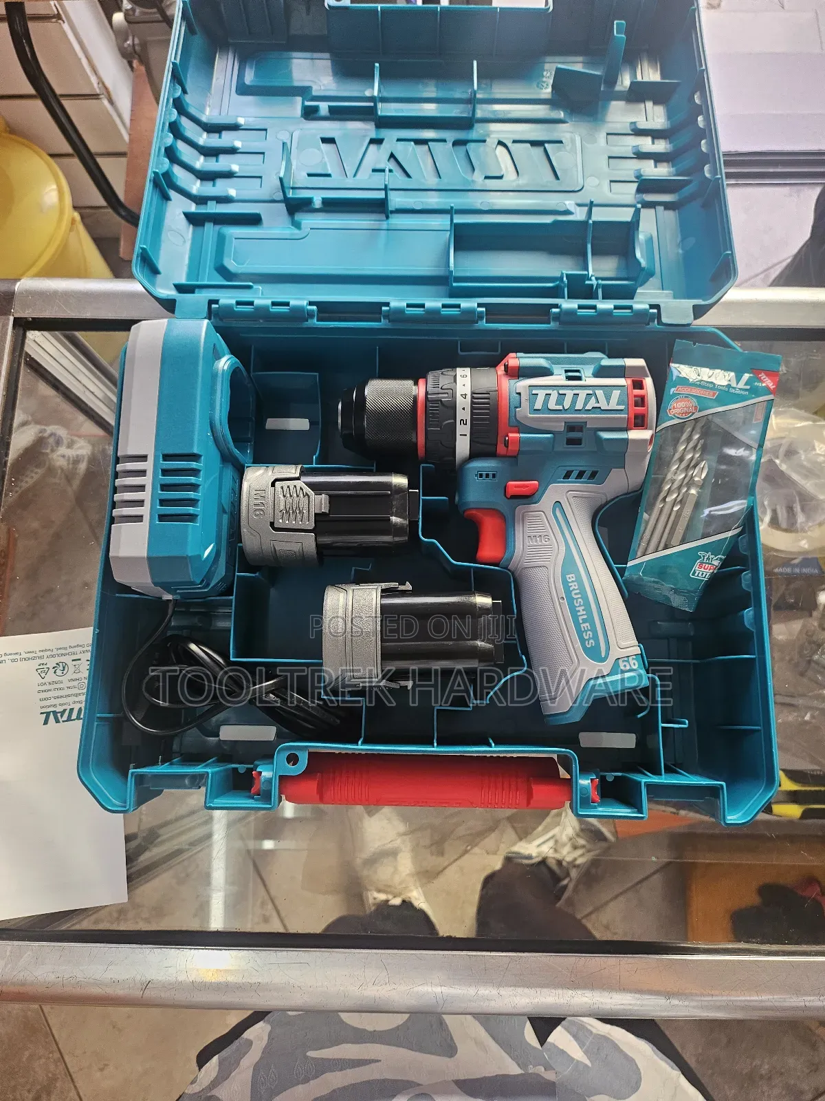 Total 66nm Cordless Drill 16v