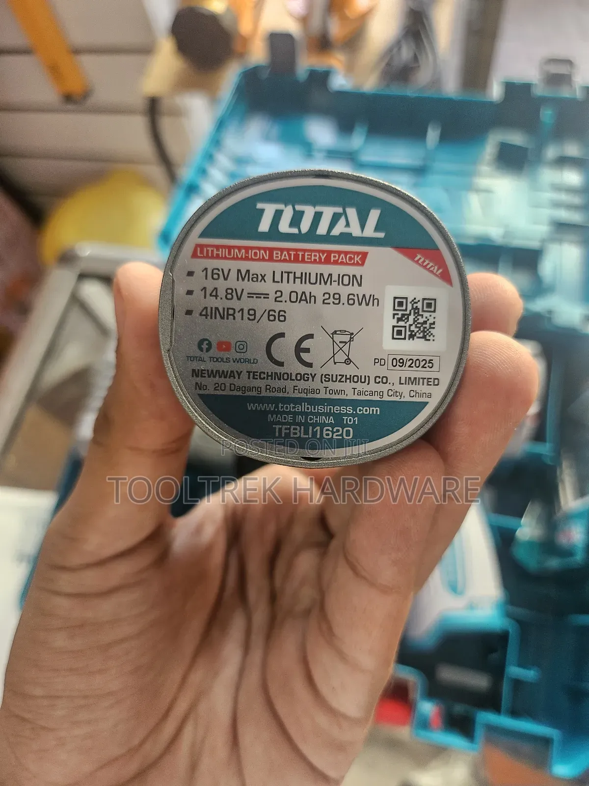 Total 66nm Cordless Drill 16v