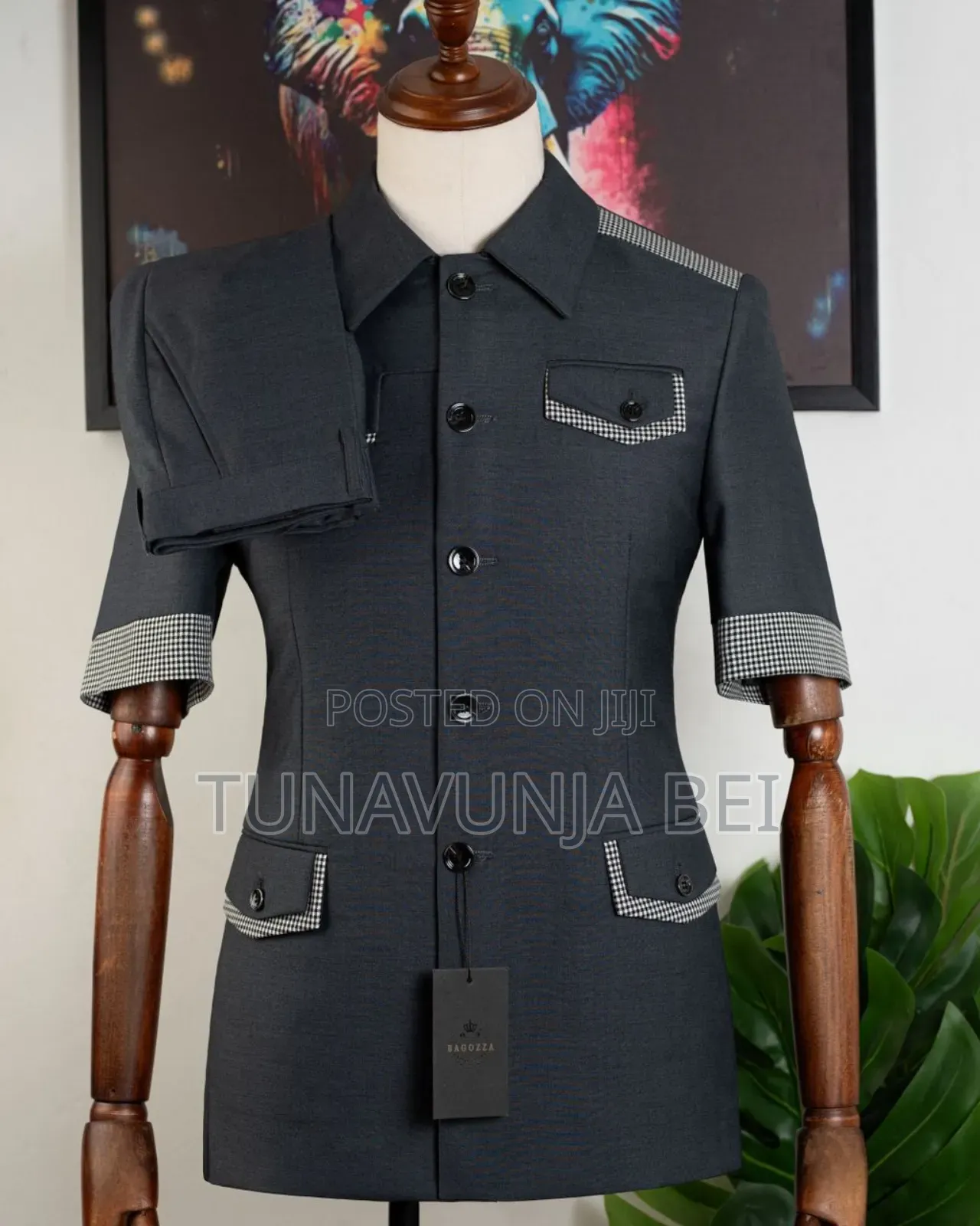 Short Sleeve Kaundaa Suit