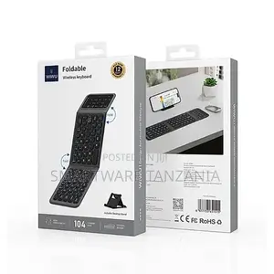 Wiwu Foldable Wireless Bluetooth Keyboard 104 Keys With Stand