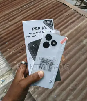 New Tecno Pop 10C 128 GB White
