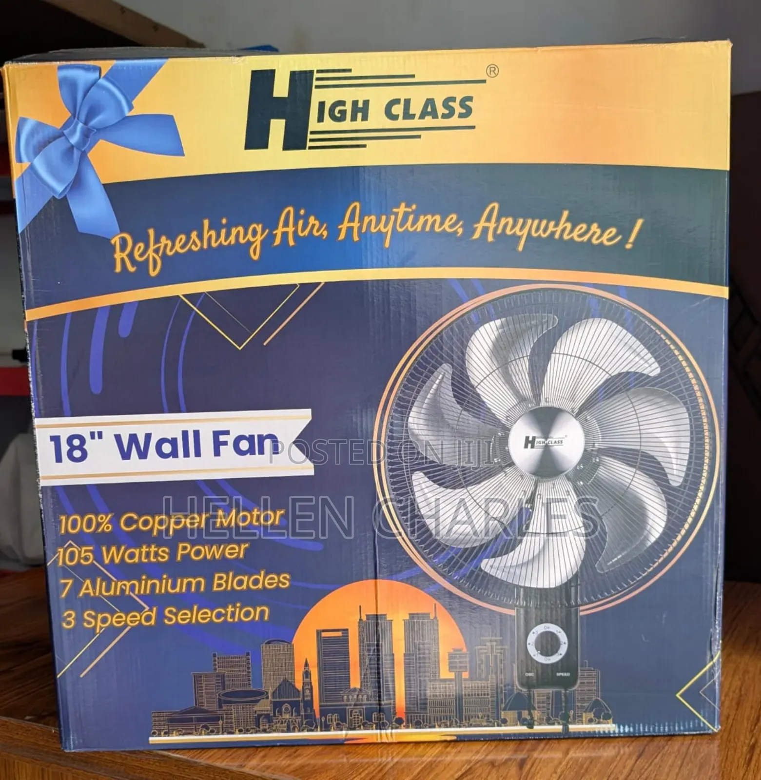 High Class Wall Fan Size 18