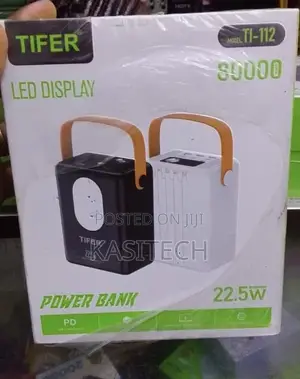 Tiffer Led Power Bank 80.000mah