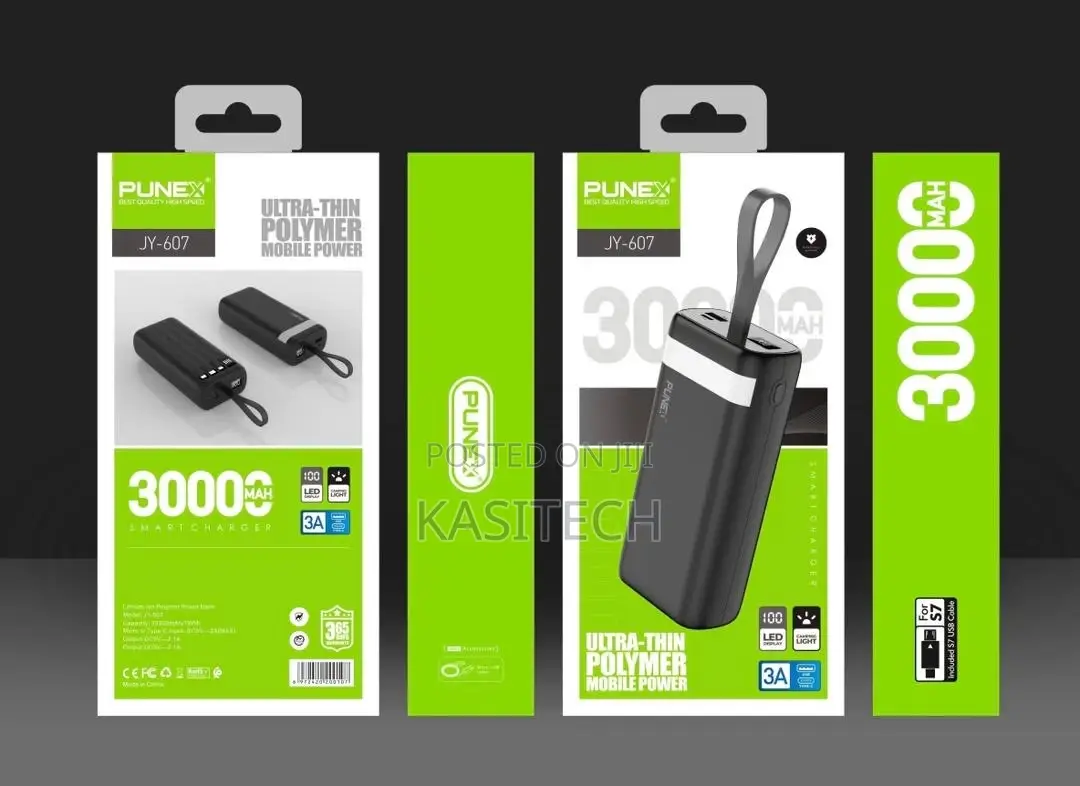 Punex Portable Powerbank 30000mah