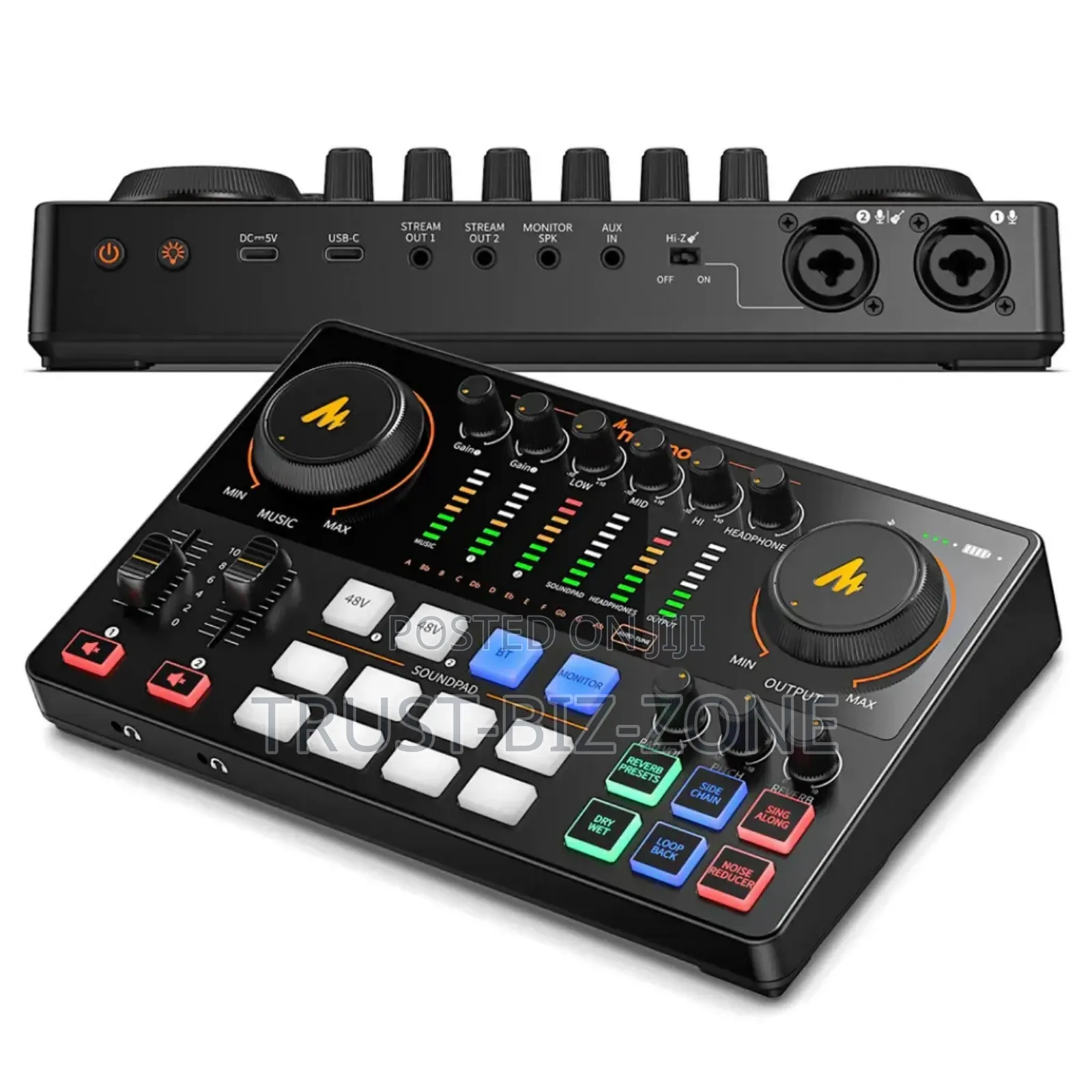 Maono Sound Card E2 Gn2 2way XLR Cable.