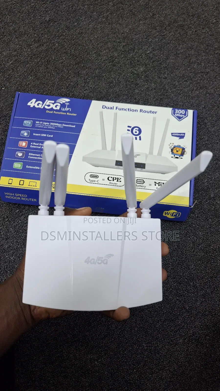 4g/5g Wifi 6 Plus (With Battery)