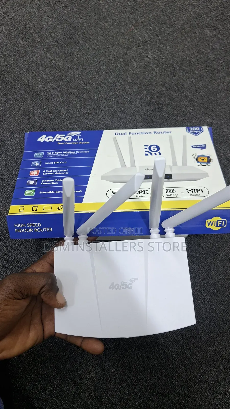 4g/5g Wifi 6 Plus (With Battery)