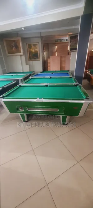 Green Snooker Table