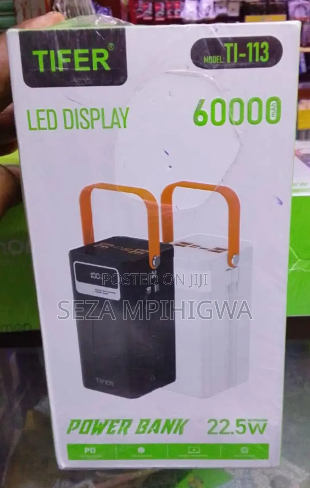 Tifer Powerbank
 Mah 60,000