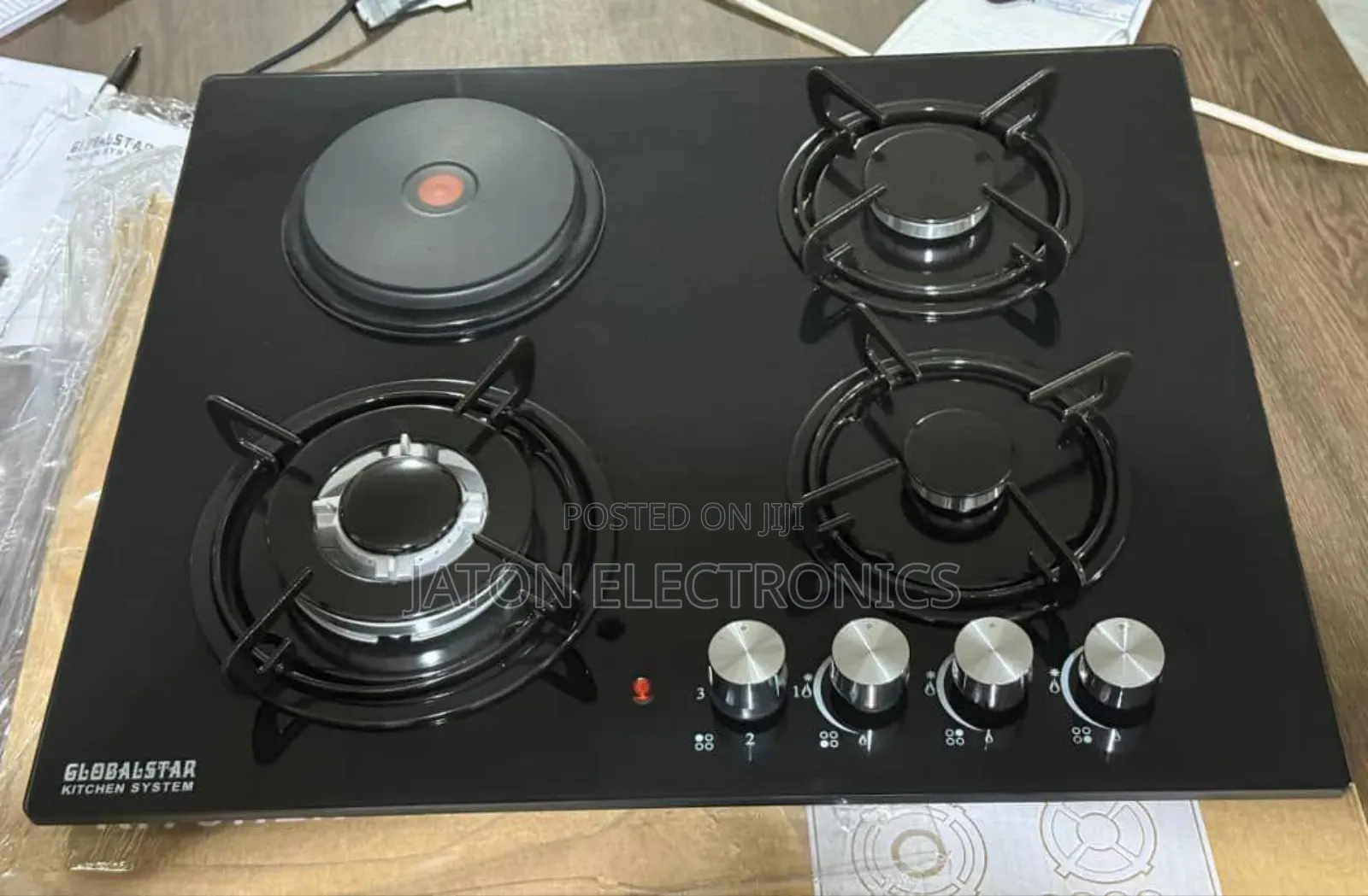 Global Star Built in Gas Stove 3 Gas 1electric