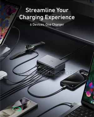 Anker Prime Charger (200w, 6 Ports, Gan)