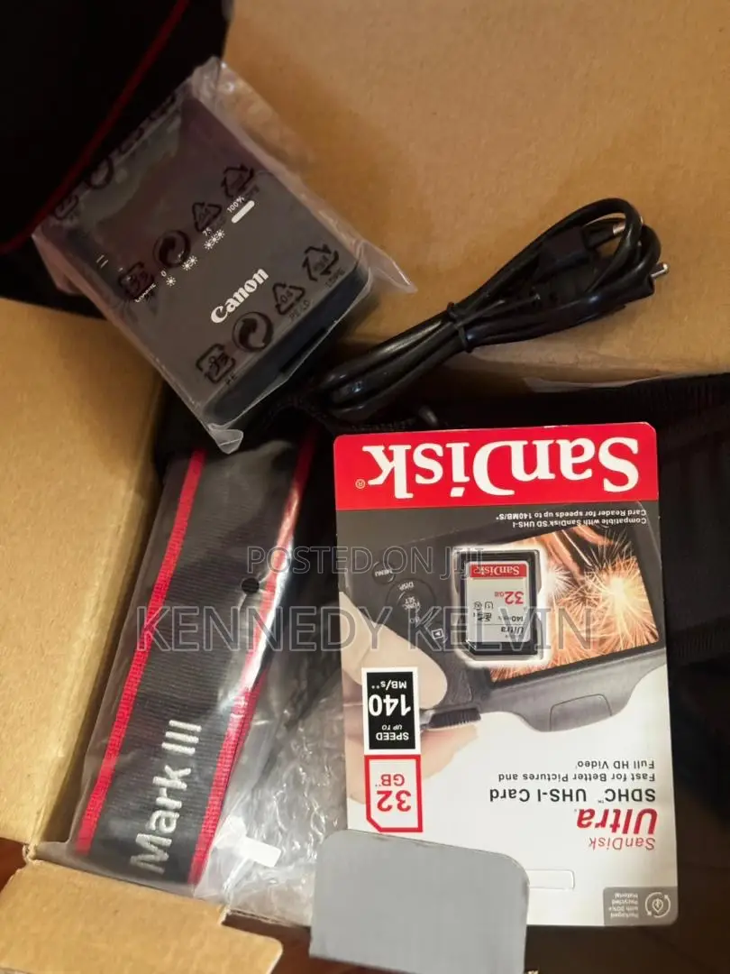 New Canon 5d Iii Body Only With Battery Memory Card and Bag