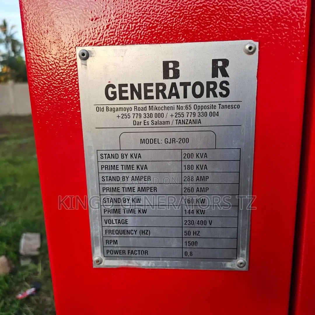 Generator Gusbir Turkey 200kva