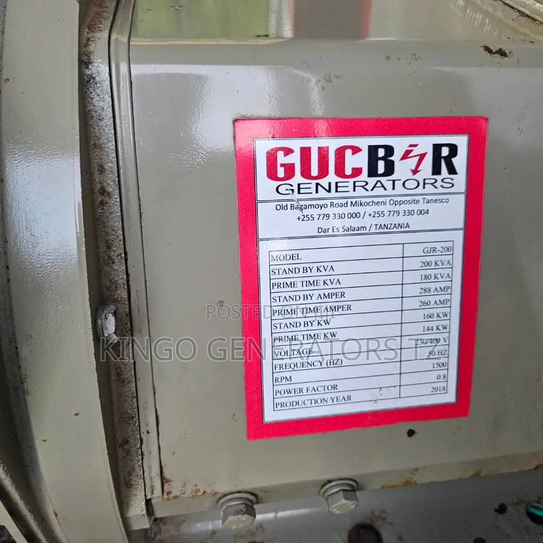 Generator Gusbir Turkey 200kva