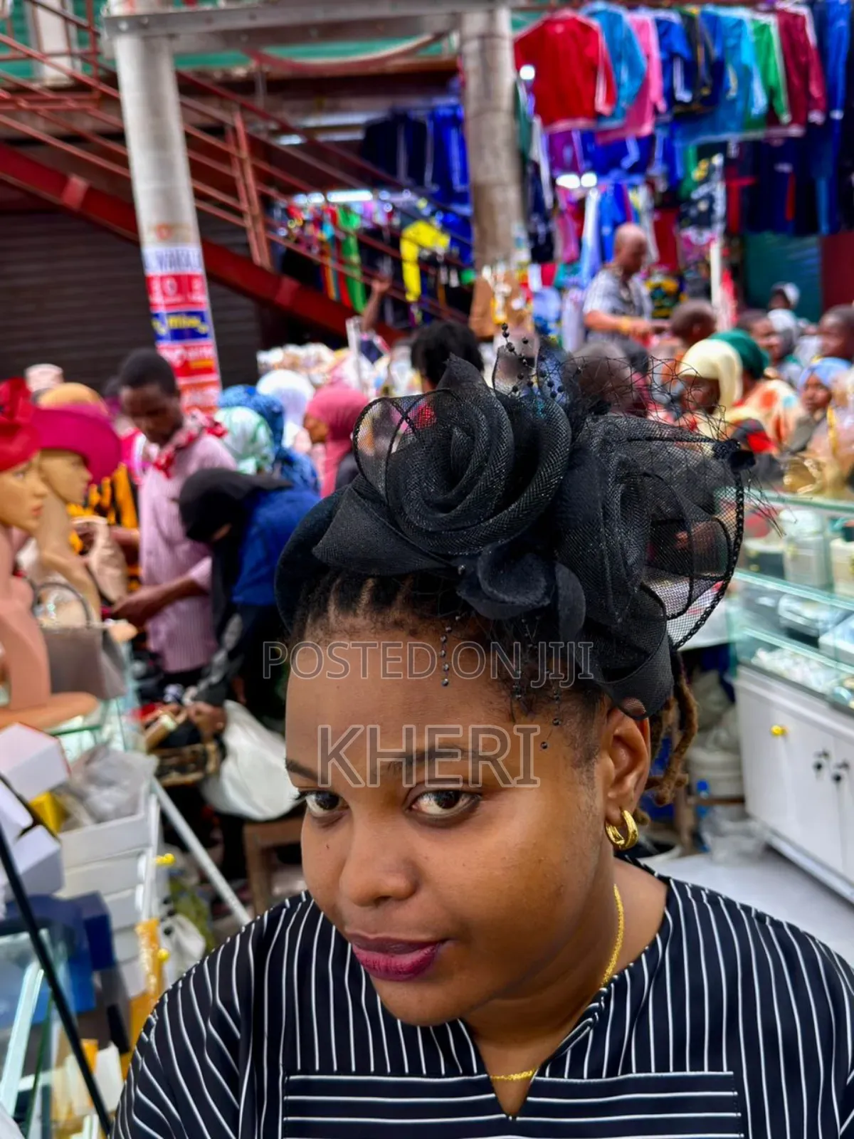 Elegant Black Fascinator Caps