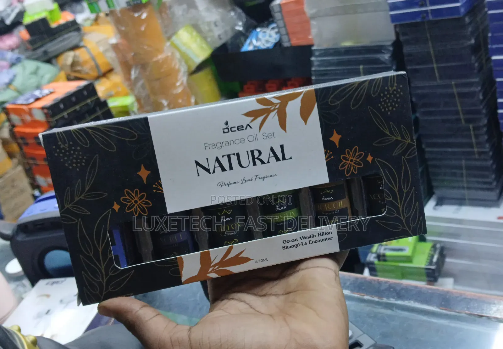 Natural Fragrance Oil Set Designed for Aromatherapy and Room Scenting