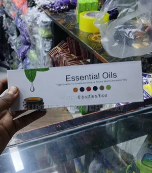 6-Bottle Essential Oil Set for Aromatherapy and Diffusers/Humidifiers
