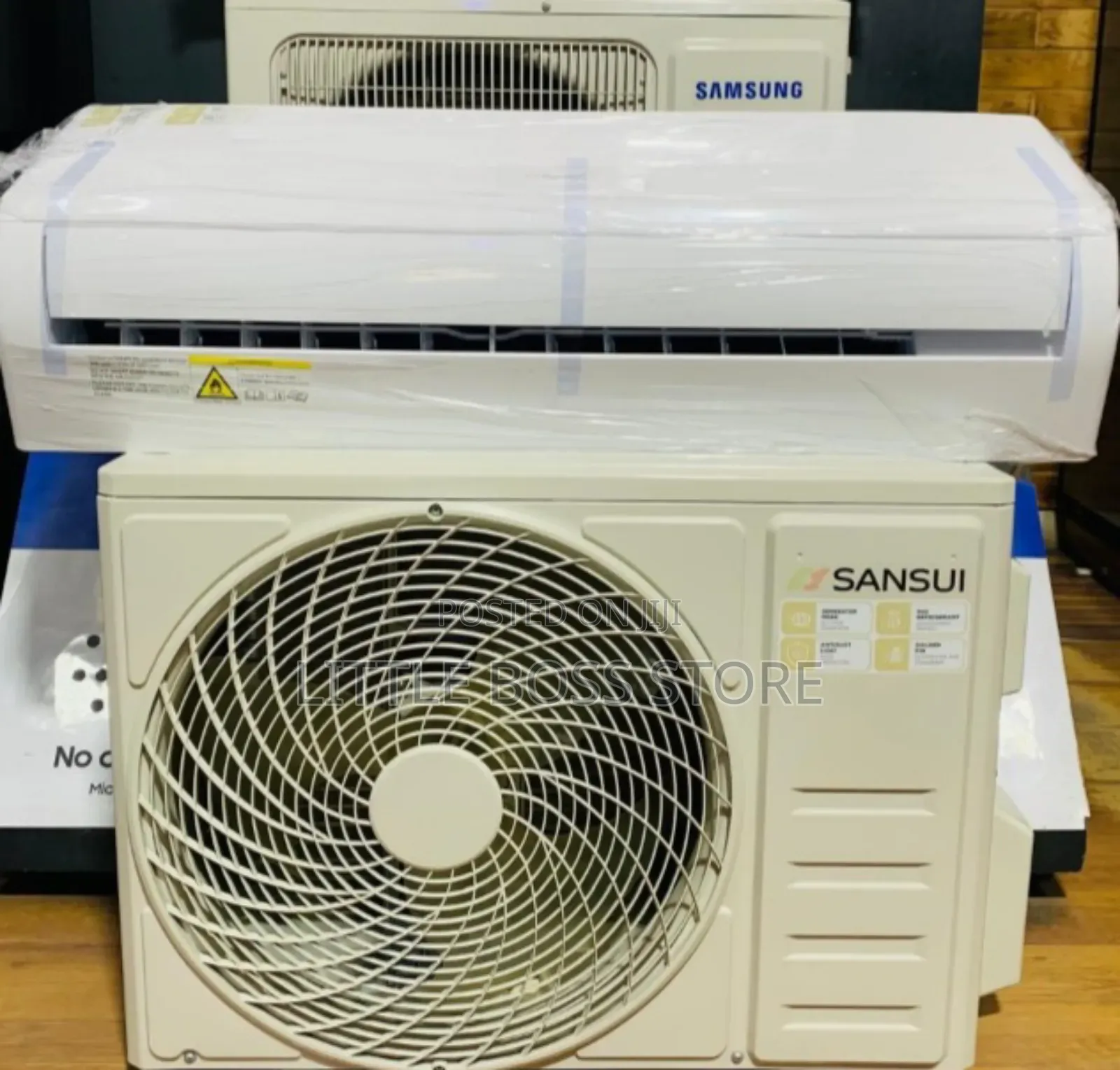 Sansui Ac Inverter (Copper Pipe) Btu 12 and 24