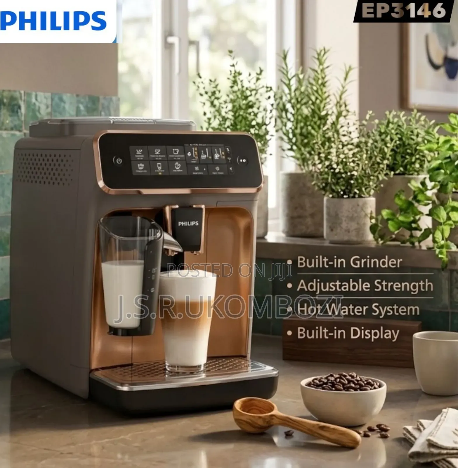 *Philips Automatic Coffee Machine*
Model No :Ep-3146