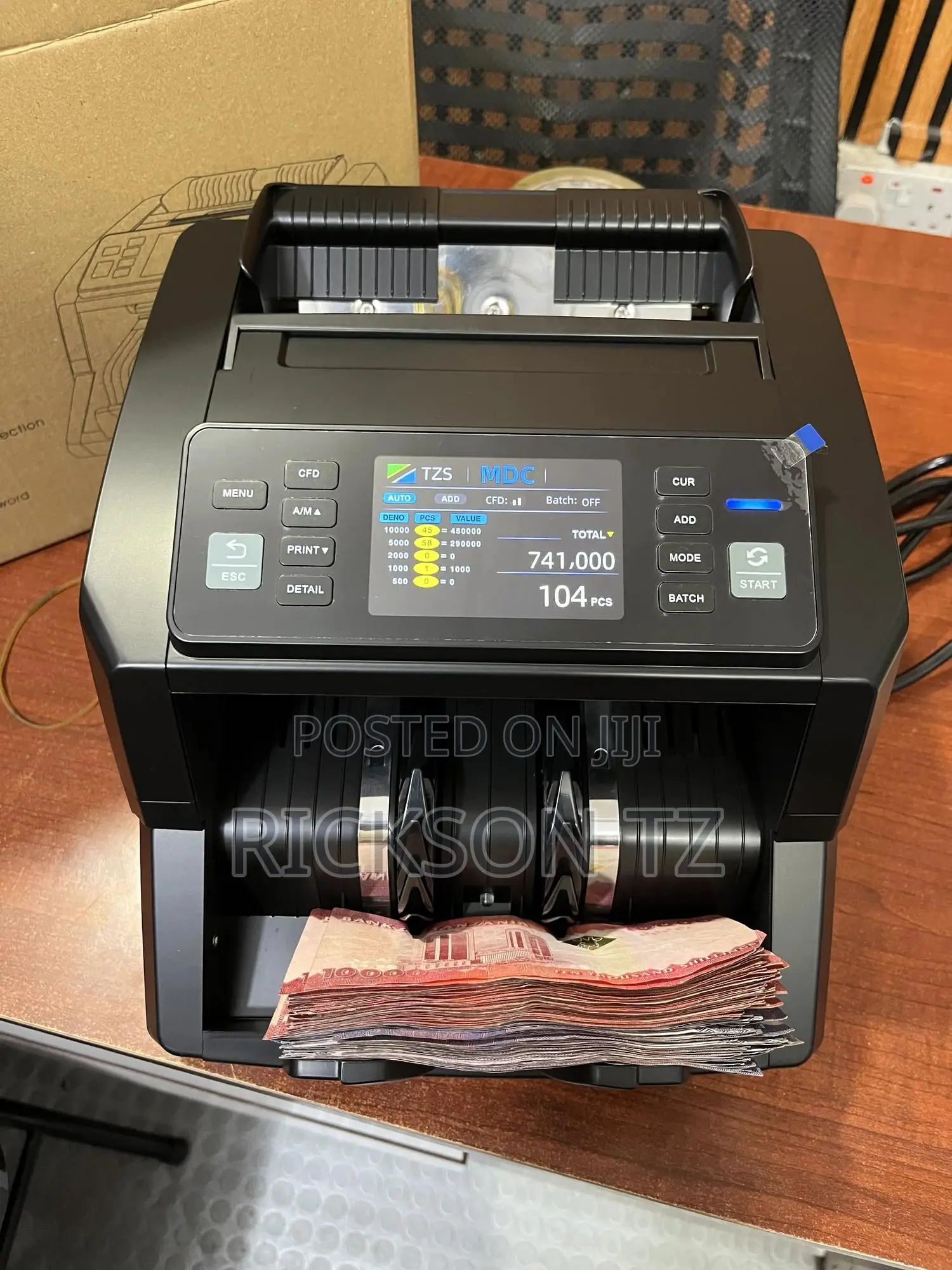 Bill Counter Machine Mix Value