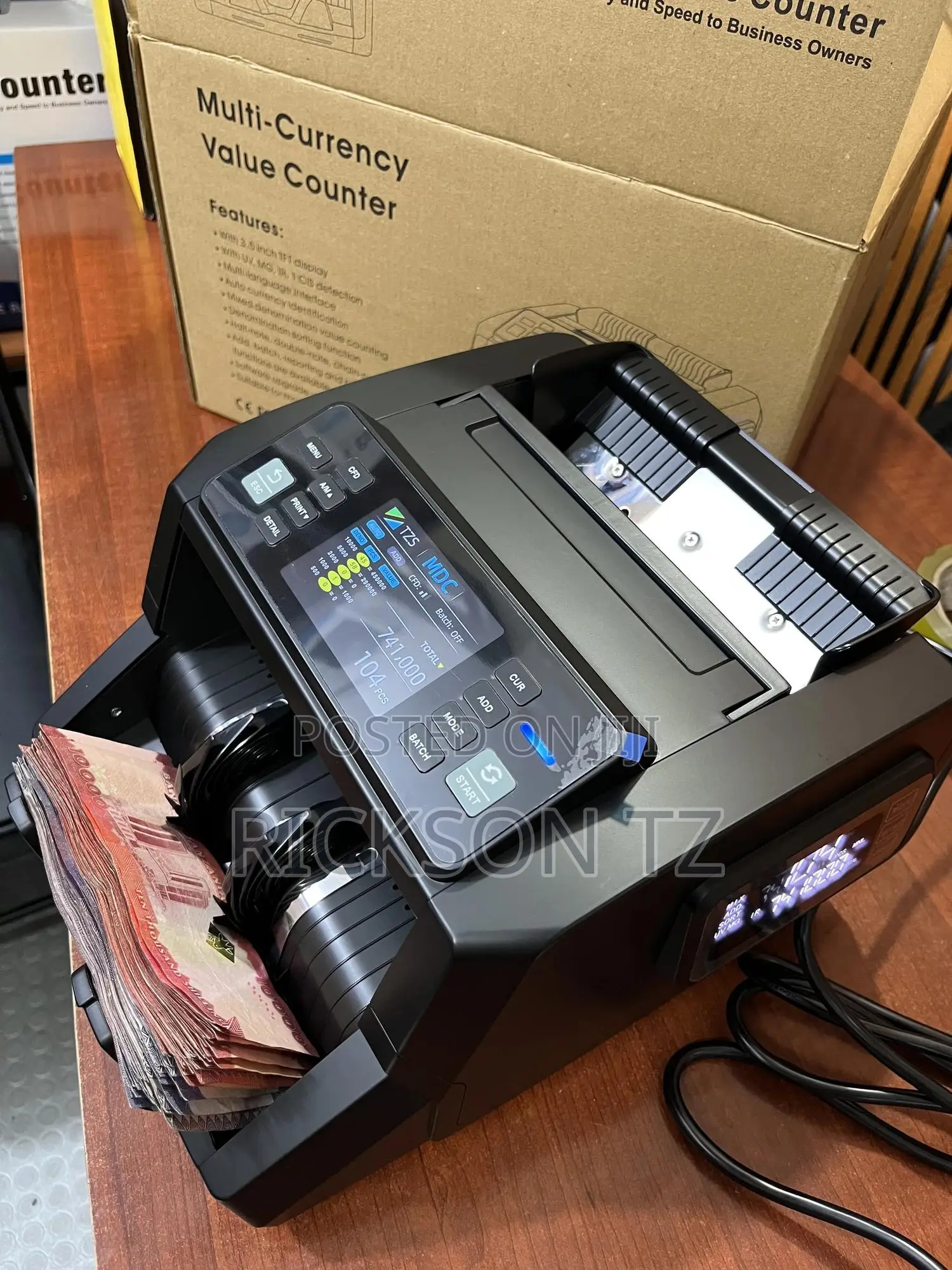 Bill Counter Machine Mix Value