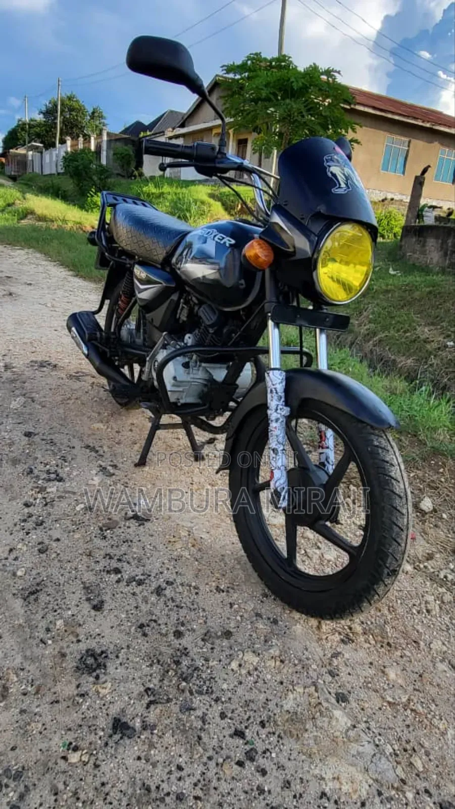 New Bajaj Boxer 125 2025 Black