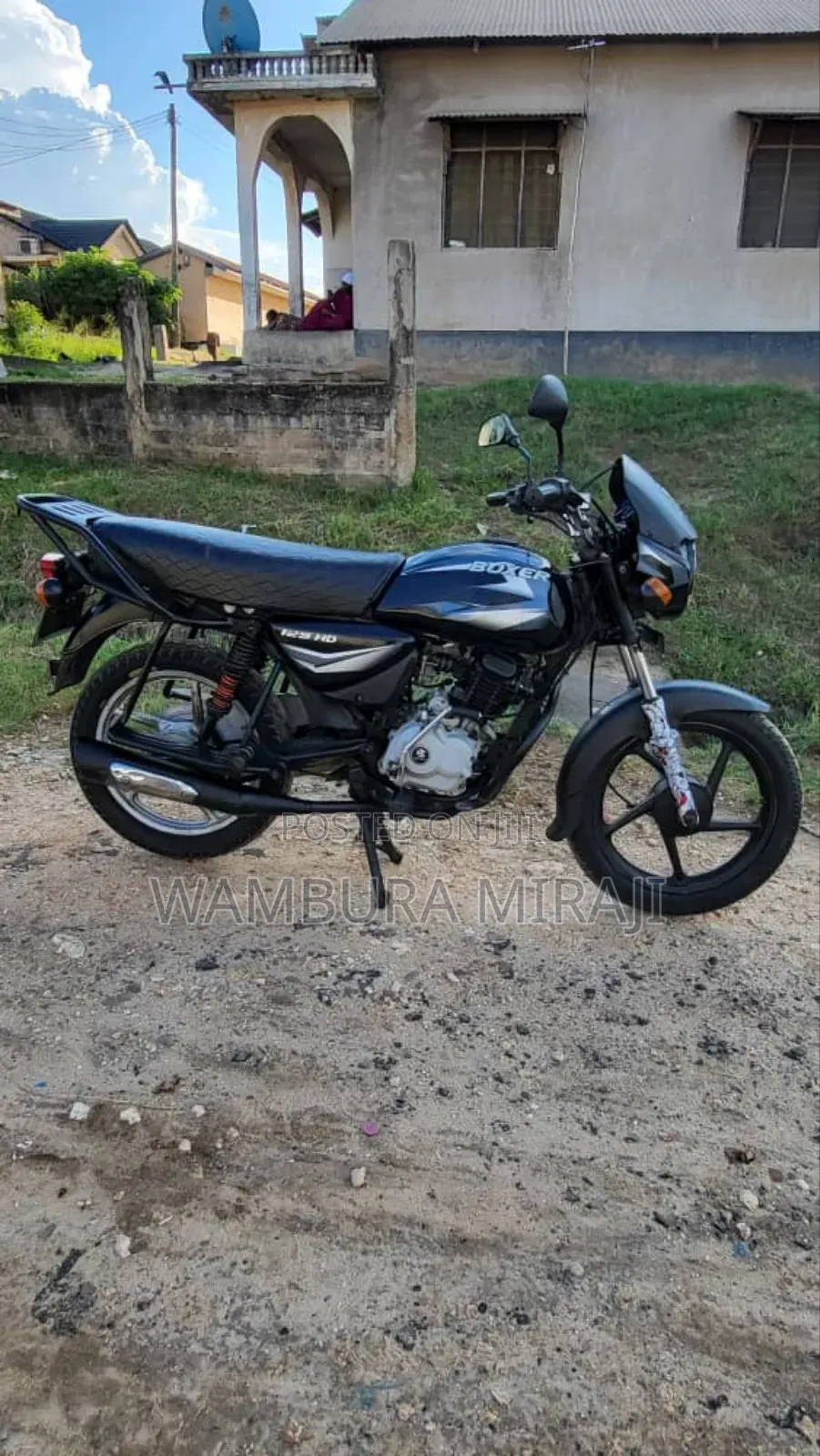 New Bajaj Boxer 125 2025 Black