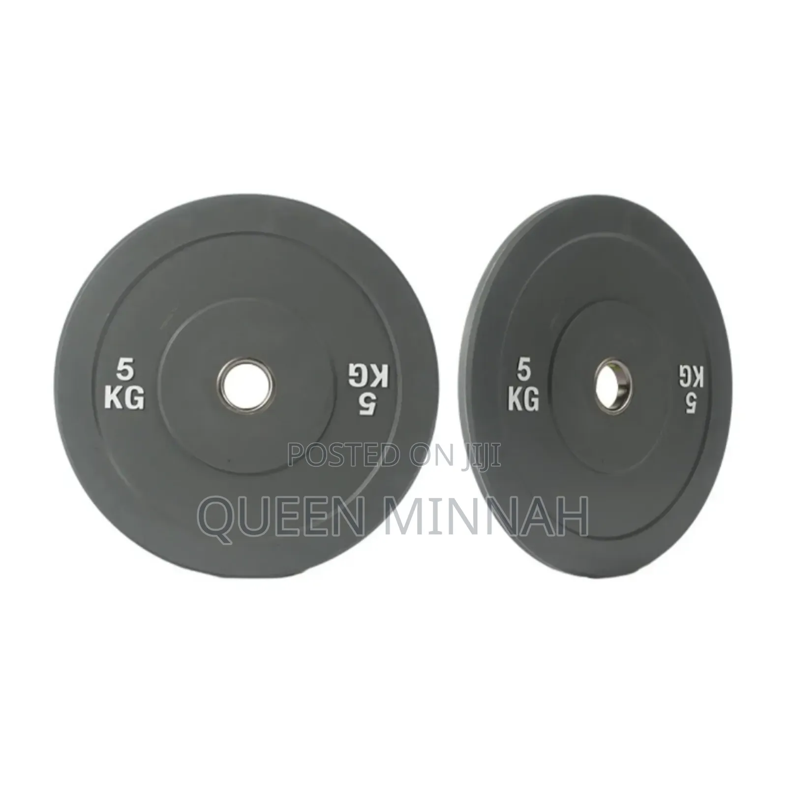 Rubber Coated Cast Iron Weight Plates 5kg