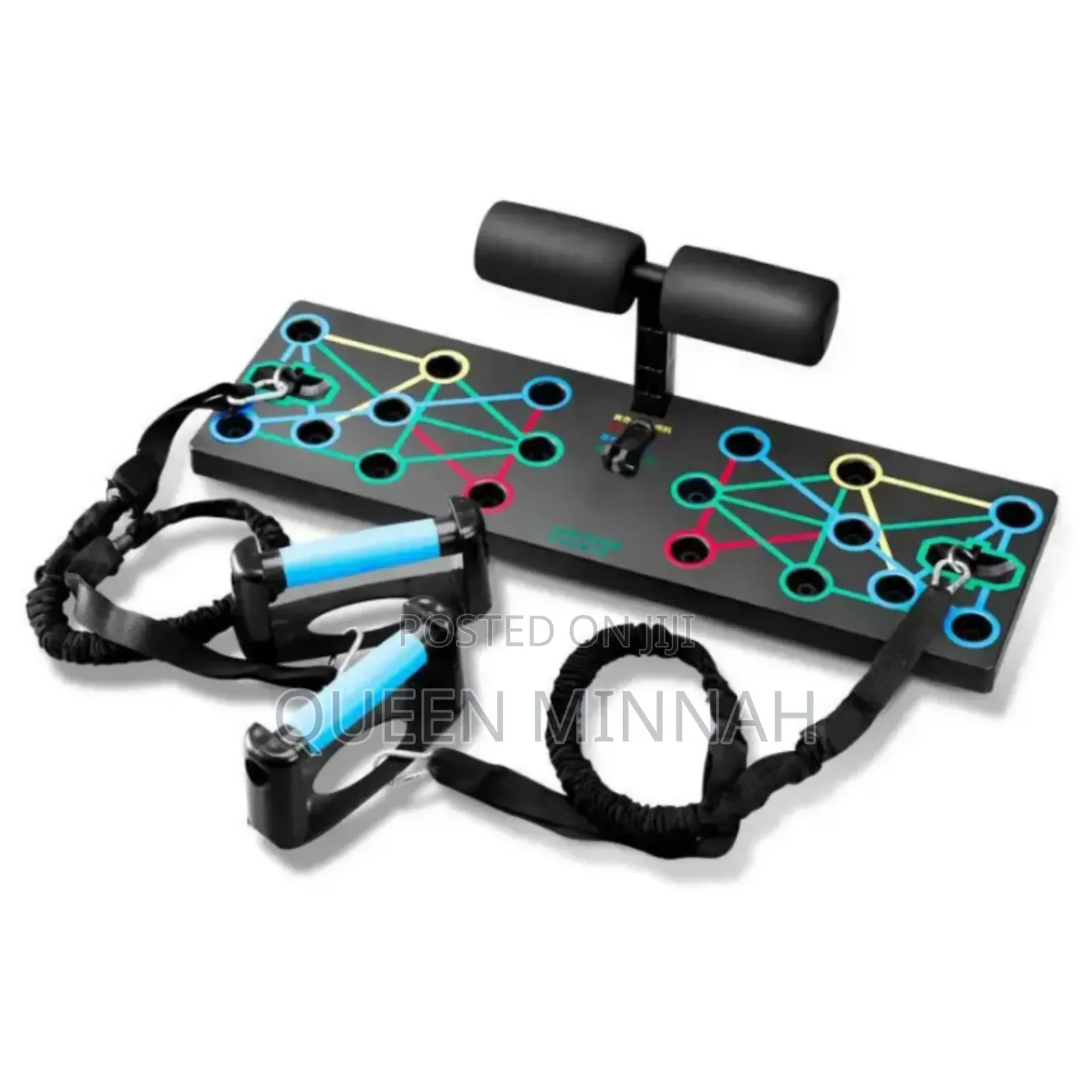 3 in 1 Push-Up Board With Sit Up Lock and Resistance Band