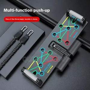 3 in 1 Push-Up Board With Sit Up Lock and Resistance Band