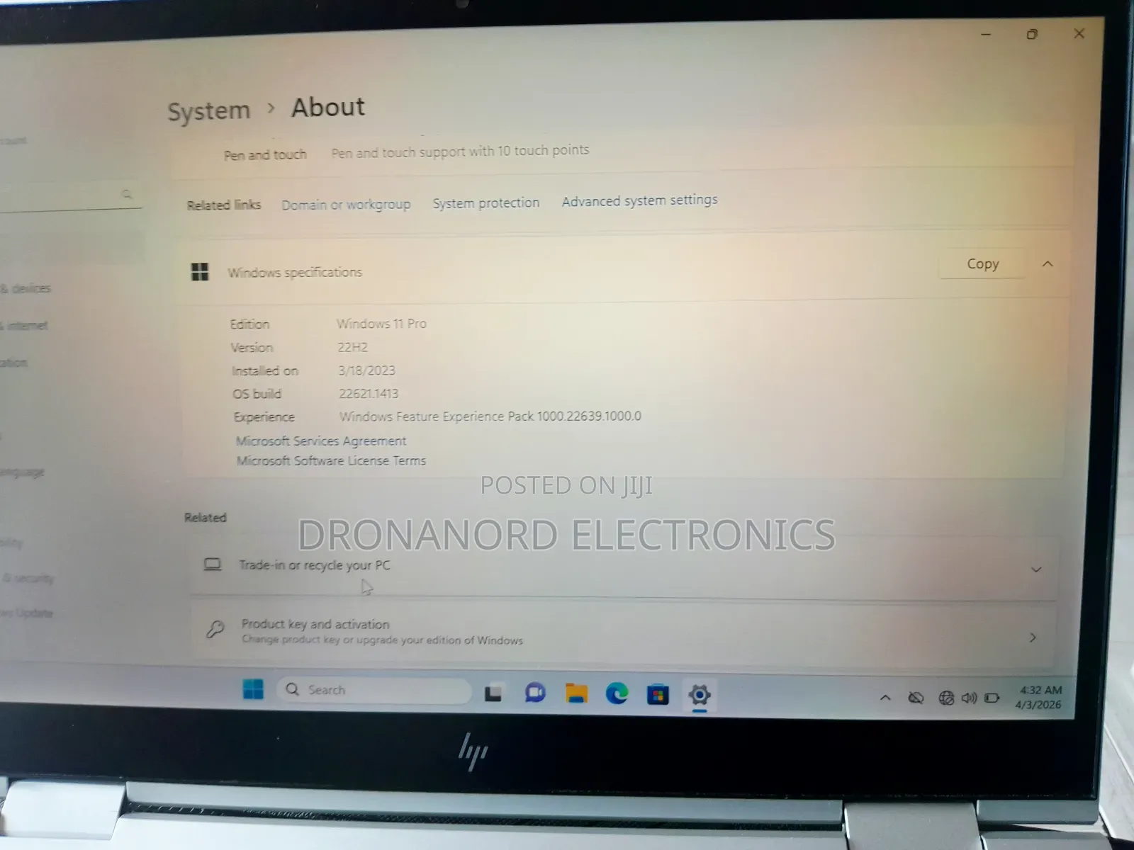 Laptop HP 8GB Intel Core i5 SSD 256GB