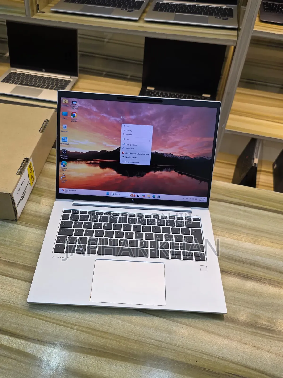 New Laptop HP EliteBook 845 G10 16GB AMD Ryzen 5 SSD 256GB