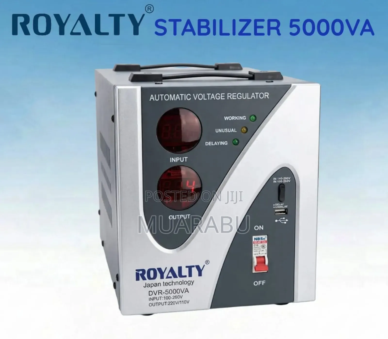 Royalty Stabilizer 5000w 5kva