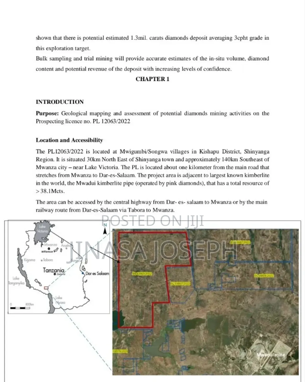 Diamond Mining Land for Sale