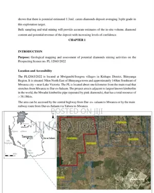 Diamond Mining Land for Sale