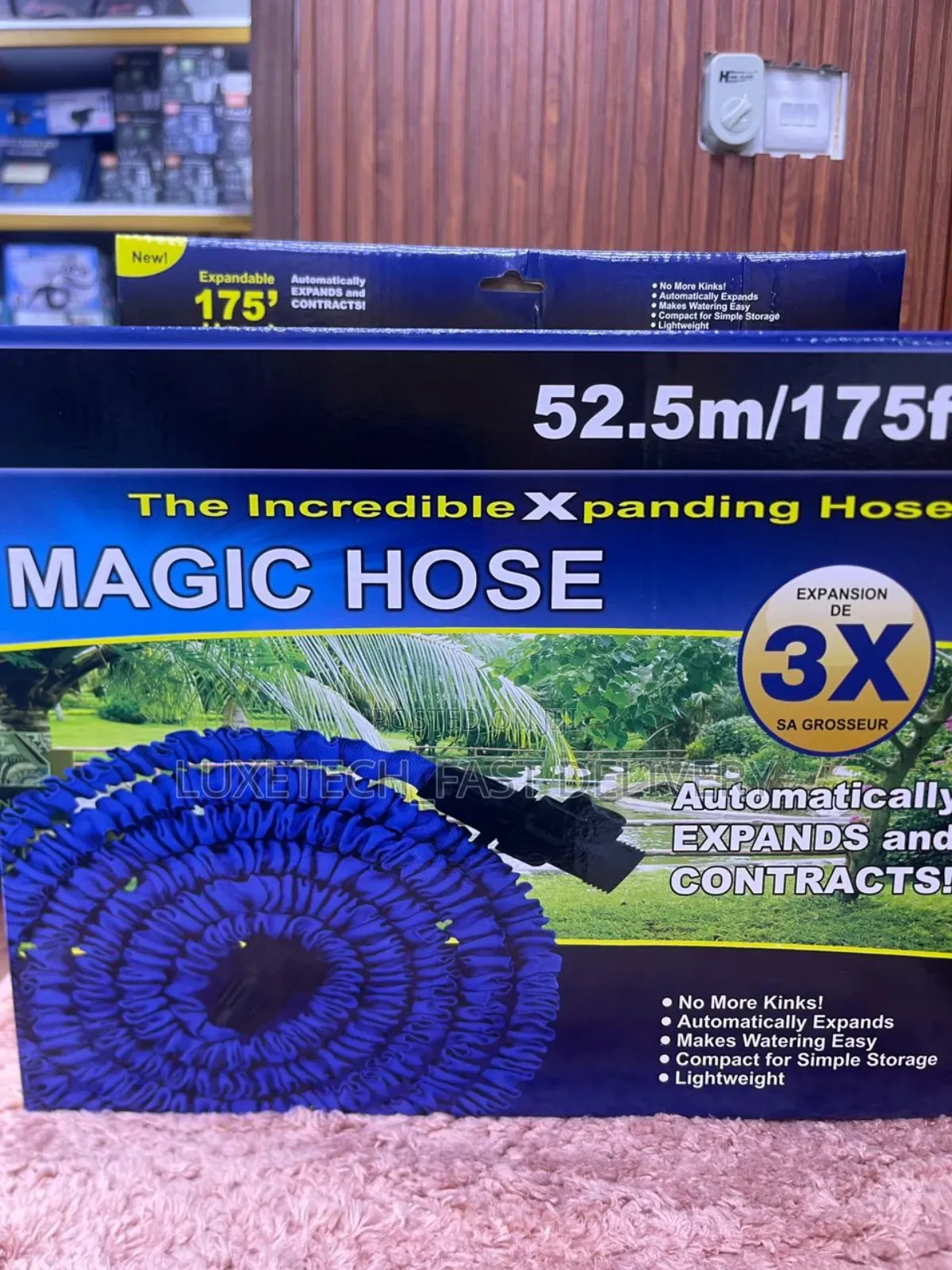 52.5 Meters (175 Feet) Magic Hose, an Expandable Garden Hose Pipe.