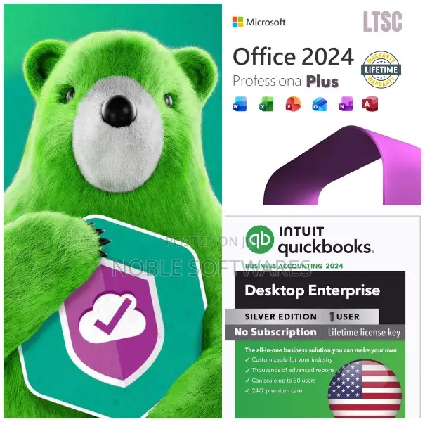 Microsoft Office 2024 Professional Plus + Quickbooks Enterprise 2024