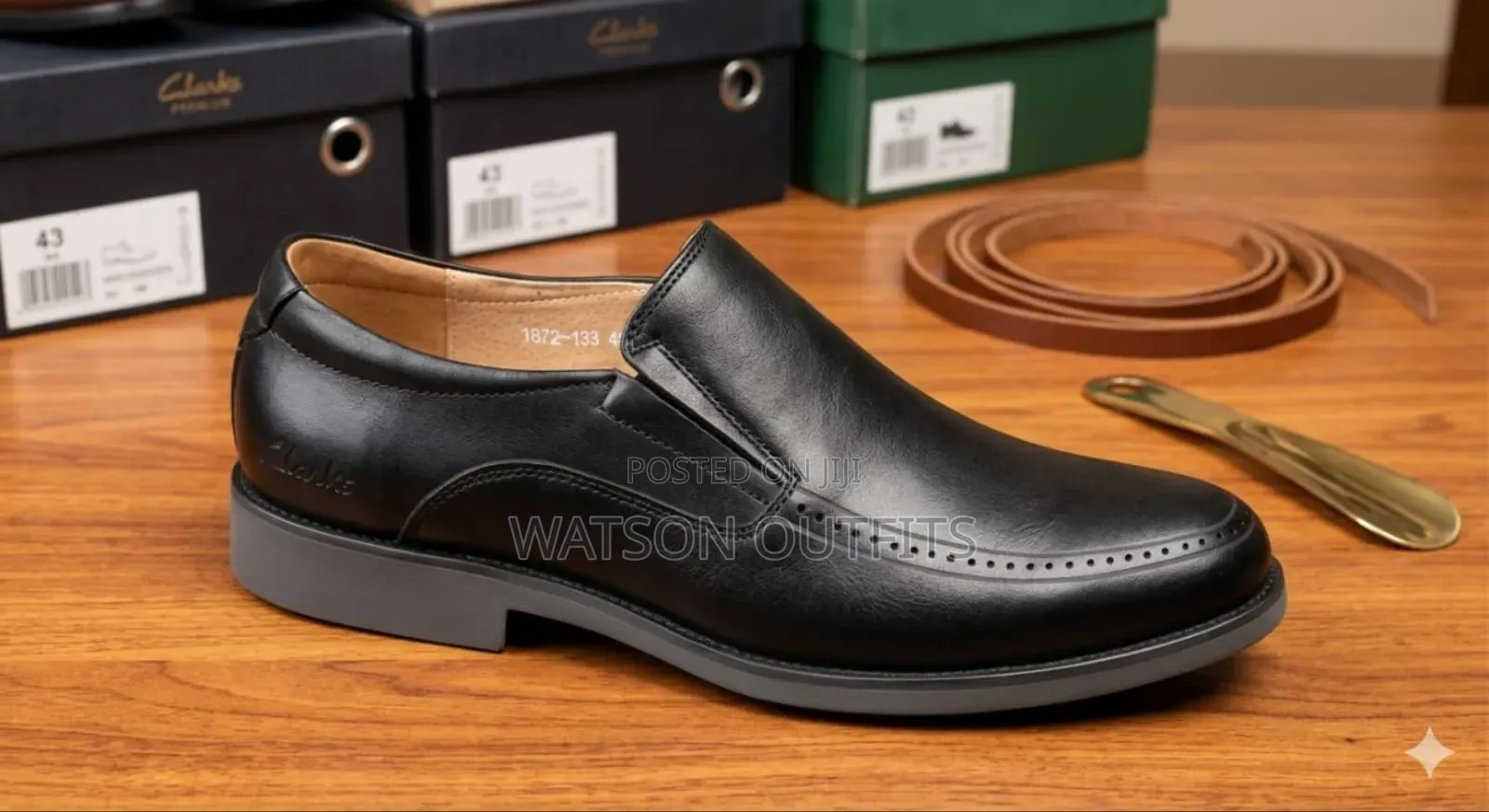 Men's Leather Pure Original Shoes Smartly Clarks Branded